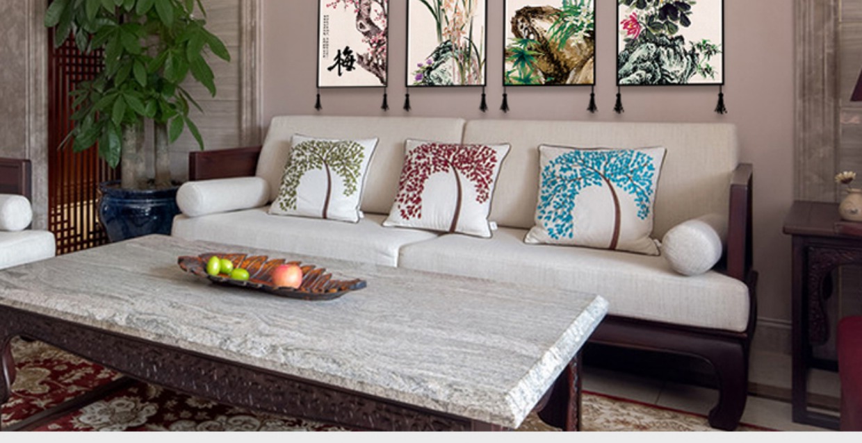 Trung Quốc vải treo tranh phòng khách trang trí phòng ăn sơn phòng khách sạn tranh tường bức tranh tường nghiên cứu tấm thảm mận phong lan tre tham trang tri