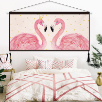 ins firebird headboard painting sofa background wall painting minimalist living-room hanging painting wind landscape painting living-room decoration painting tapestry