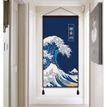 Day Style Restaurant Decoration Painting and Wind Floating Painting Cloth Art Hanging Painting Day Material Store Residence Wine House Xuanguan Mural Wall Painting Tapestry