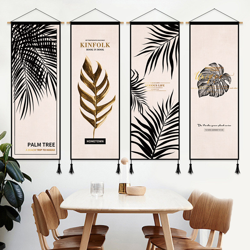 Nordic living room tapestry sofa background wall decoration painting wall of modern light luxury dining room painting bedroom bedroom hanging cloth