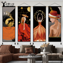 Modern Light Lavish Sexy Beauties Decoration Painting into the family Guan Guan Cloth Art Hanging room sofa Background cloth Bedroom Tapestry