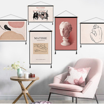 ins Net red fabric hanging painting Living room background wall tapestry Bedroom wall cloth Tapestry Meter box occlusion hanging cloth wall cloth