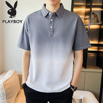Flower Playboy Pure Cotton Summer Free of hot short sleeves tT-shirt POLO Mens body upturned with new half sleeves Compassionate Tide