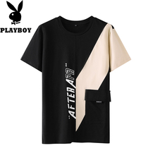 Flowers Playboy Spring Summer New pure cotton sports short sleeves Compassionate Students Trend Personality Fashion 100 Loose Jacket