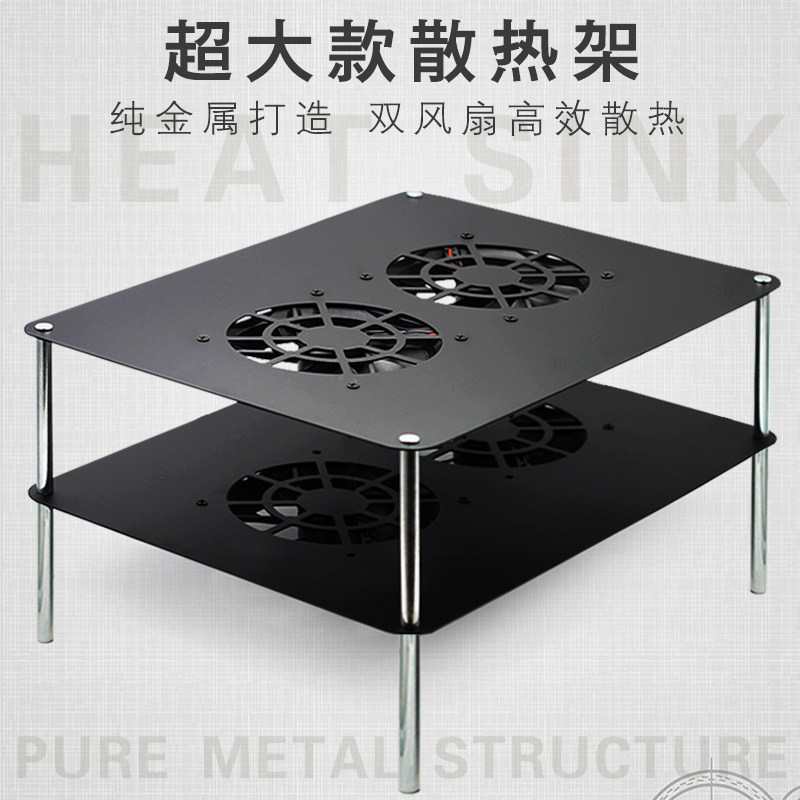 Router radiator fan optical cat net machine upper box power amplifier cooling frame USB fan 12CM