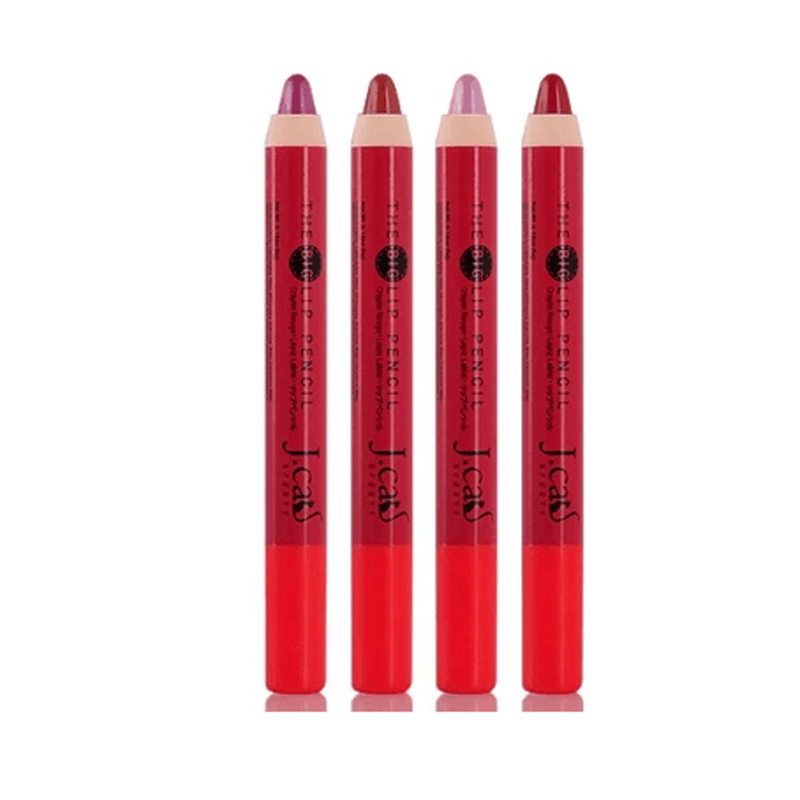 American J cat Jcat fat lip balm pen lip pen lipstick with red pen persistent peach208 211 net red pumpkin color