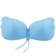 Lala nữ thần silicone dán ngực dây rút ngực nhỏ bikini siêu tập hợp áo tắm cưới dây đeo ngực tie kéo B núm vú