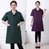 Модная пылезащитная крышка подходит для мужчин и женщин, нагрудник, дышащая летняя одежда для работы, облегающий крой, короткий рукав