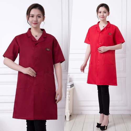 Модная пылезащитная крышка подходит для мужчин и женщин, нагрудник, дышащая летняя одежда для работы, облегающий крой, короткий рукав