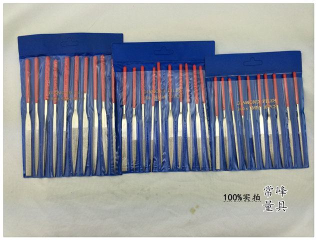 Taiwan imported diamond filing round filing and filing of a flat file and a half-dollar filing triangular filing suit 5 * 180
