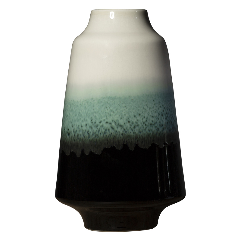 Modern new Chinese ceramic vase living room table antique Japanese teahouse adornment zen flower arranging porch place