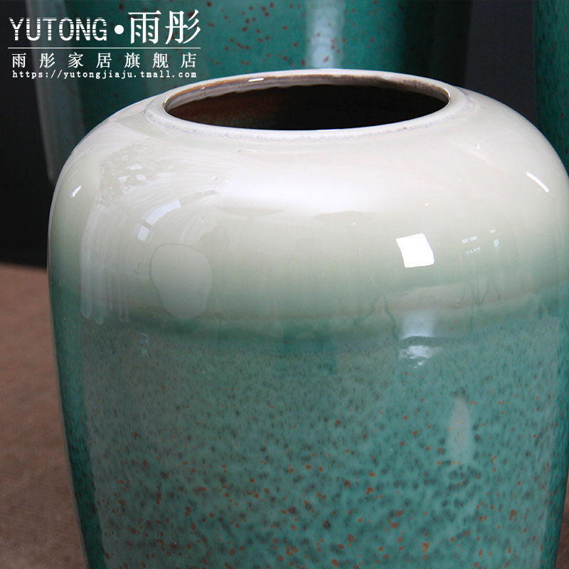 Jingdezhen dried flowers of large ceramic I and contracted flower arranging flowers in the sitting room porch ark, lucky bamboo furnishing articles