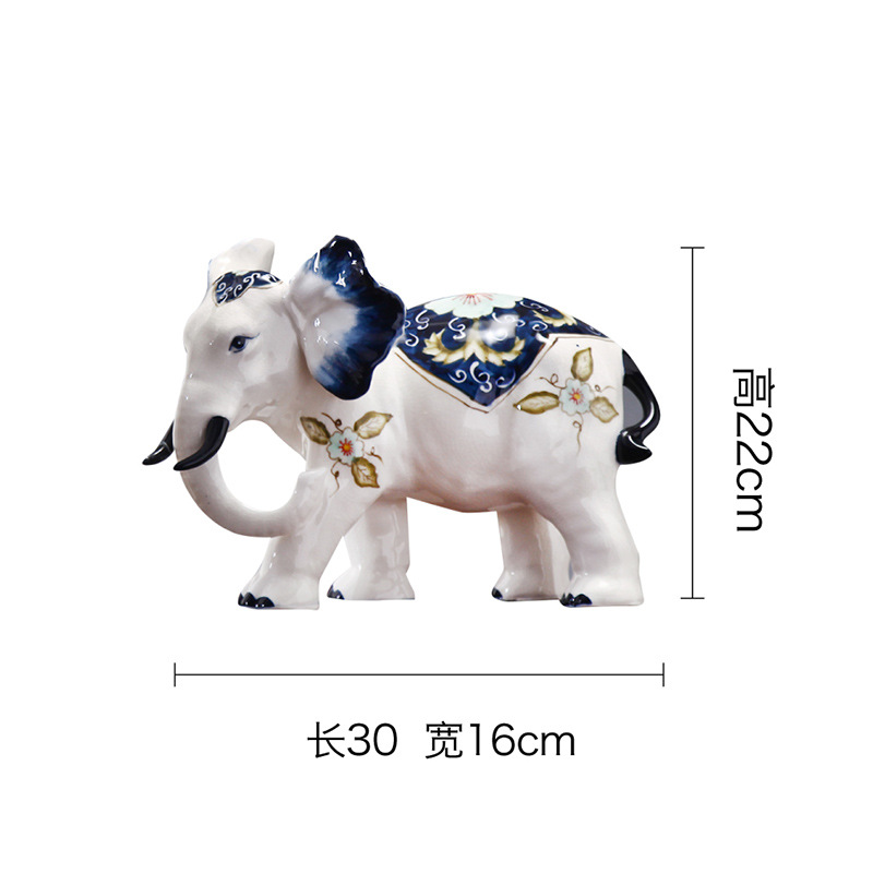 Blue and white porcelain ceramic like household act the role ofing is tasted furnishing articles home furnishing articles furnishing articles household ceramics handicraft ornament to the living room