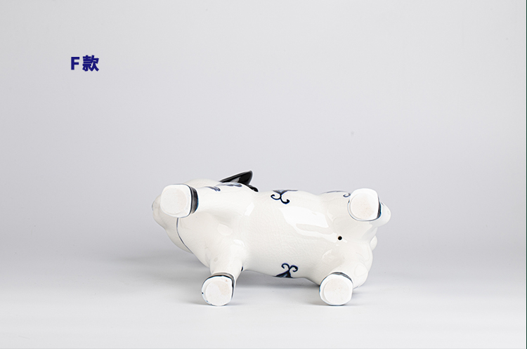 Ceramic sika deer furnishing articles creative gift sitting room TV ark, wine home decoration crafts home furnishing articles