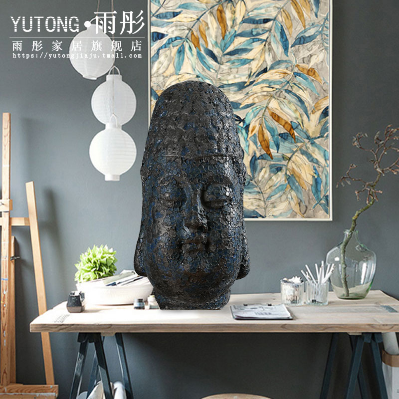 Jingdezhen ceramic furnishing articles manually sitting room porch zen Buddha its decoration ceramics beadle office furnishing articles