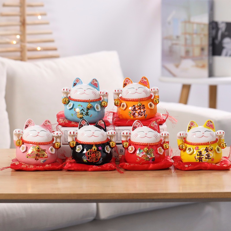 The Cat the opened ceramic saving ceramic Cat household act the role ofing is tasted furnishing articles ceramic ceramic Cat sitting room