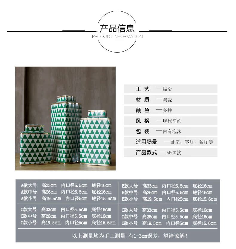 Rain tong home | jingdezhen ceramics creative the see colour blue and white triangle/ceramic pot home sitting room porch place