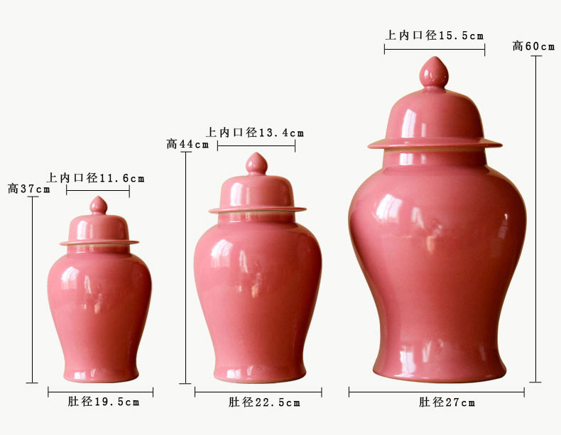 Jingdezhen ceramic checking soft outfit domestic act the role ofing, lovely as cans ceramic powder storage tank general contracted the receive decorative furnishing articles