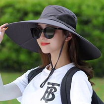 Fishing Cap Mens Summer Outdoor Sun Protection Hat Large Eatery Hat Woman UV-proof Sun Hat Foldable Sunhat