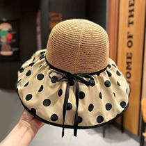 Day Ensemble Black Rubber Fisherman Hat Large Eave Sun Hat Lady Summer Anti Ultraviolet Sun Hat Fashion 100 Hitch Sun Protection Fisherman Hat