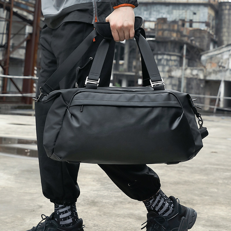 Tangcool Fitness Bag Men Dry Wet Separation Double Shoulder Bag Travel Bag Large Capacity Sports Luggage Carry-on Bag