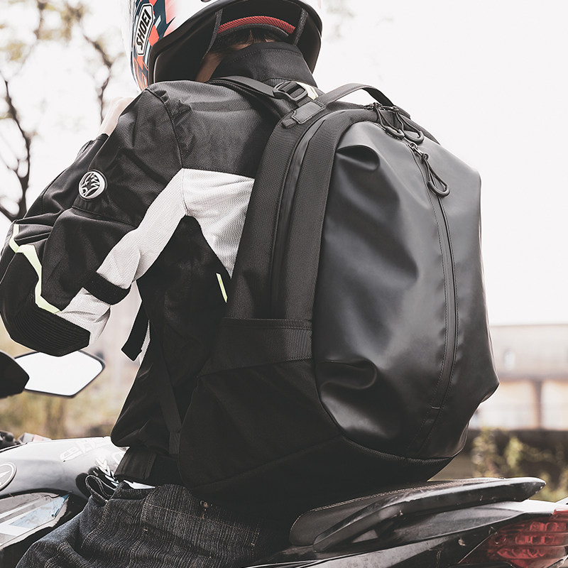 Backpack men's motorcycle helmet bag tide brand motorcycle backpack waterproof cycling bag sports travel bag women's large capacity