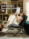 Barcelona Lazy Sofa Chair, Ohm Leisure Chair, Comfortable for Long Sitting, Light Luxury Bauhaus Style Single Backrest Chair