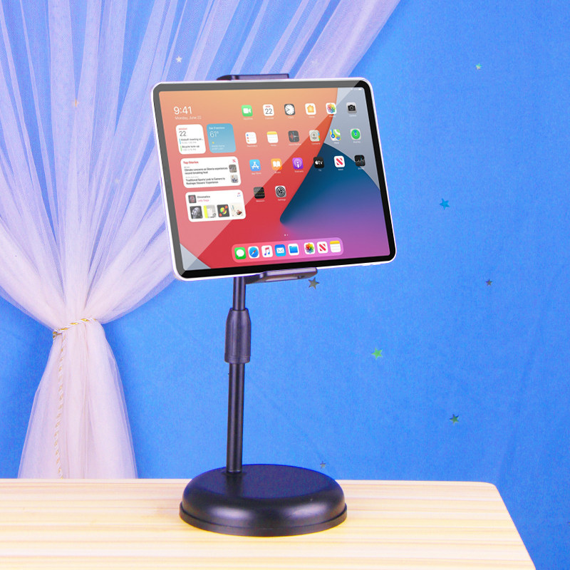Tablet rack ipad pro12 9 support frame desktop Universal phone clip portable display surFace shelf live photo learning painting office game retractable