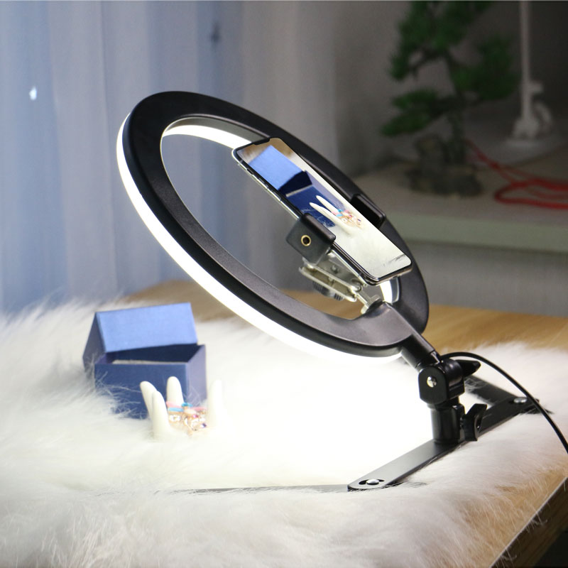 Jewelry Led Photography Lamp Wen Playlist Jade Ware Emerald Live Ring Tonic Light small Desktop Static Matter Ornament Shooting Light Medecor Main Cast dedicated Changliang Live with barter light equipment-Taobao