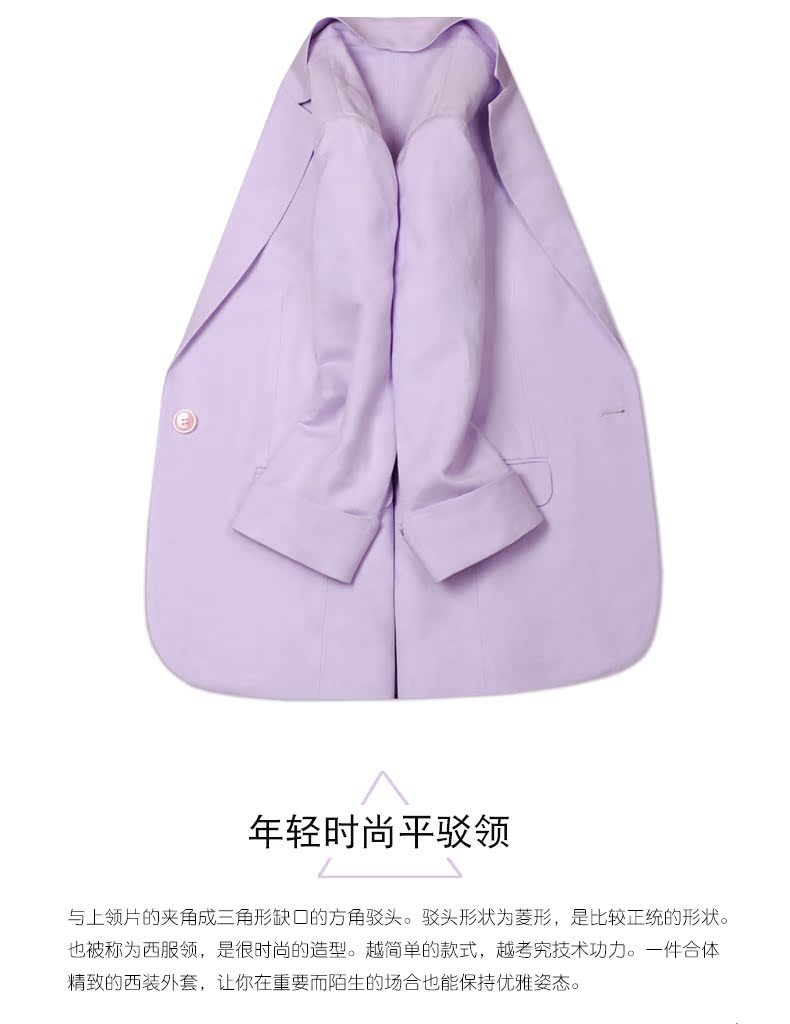Uslonsrd phù hợp với phụ nữ áo khoác mỏng mặc giản dị 2019 mùa xuân mới tay áo bảy điểm - Business Suit shop đầm đẹp