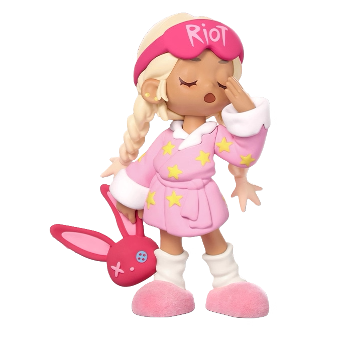 Bubble Mart Lil Peach Riot Little Rebellious Peach All-Night Party Series Figure Blind Box Trendy Toy Gift