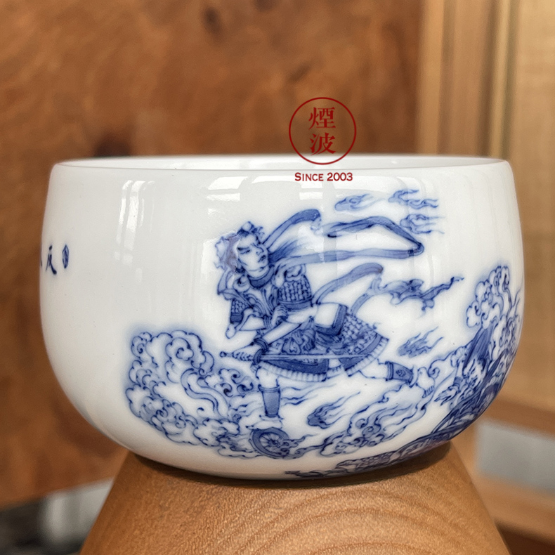 Jingdezhen against heaven gods nine burn about nine paragraphs hand catch strange circle koubei furnace type, a cup of tea cups