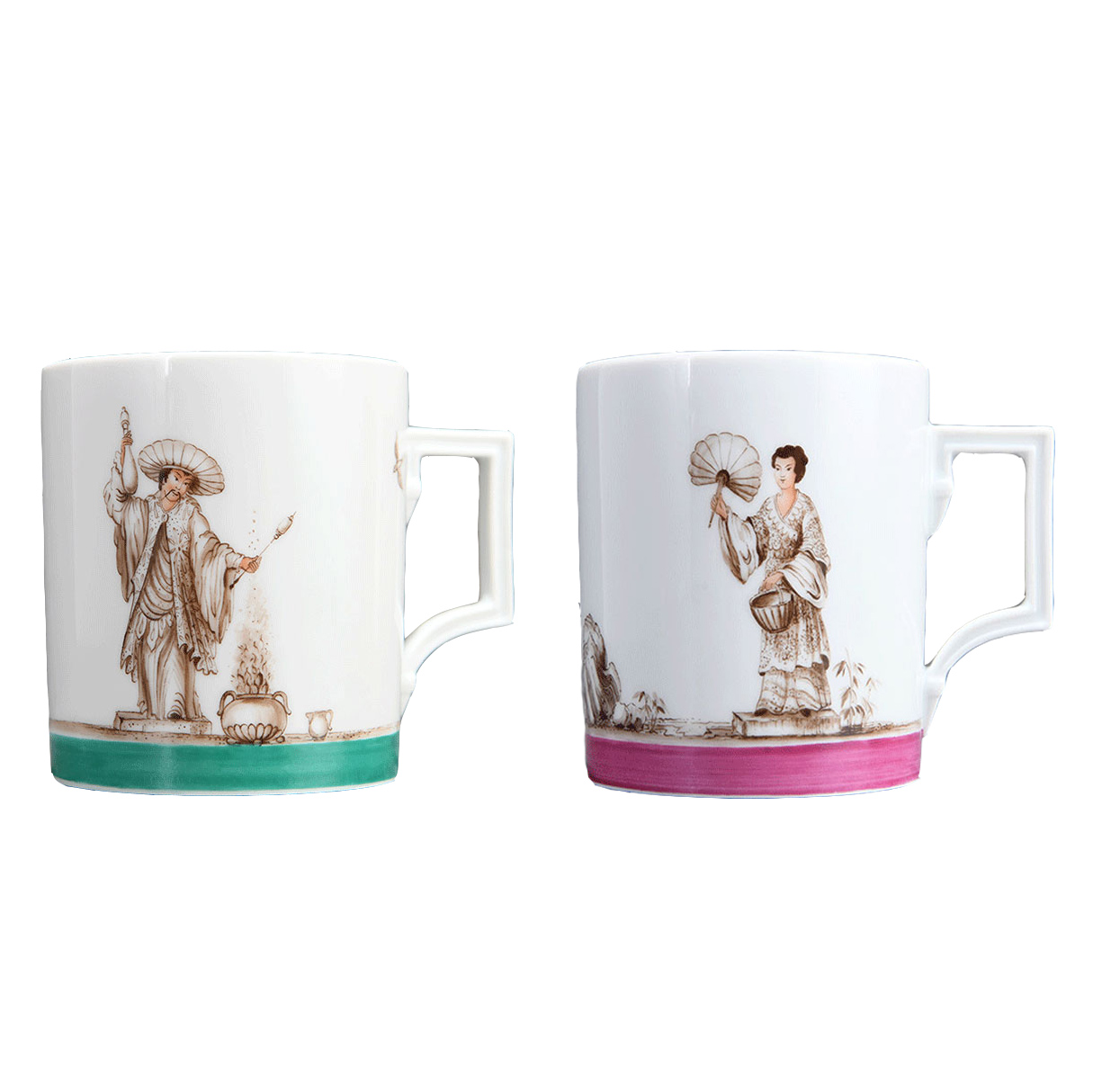 Berlin Germany mason mason meisen porcelain flowers design keller large capacity water cup series characters