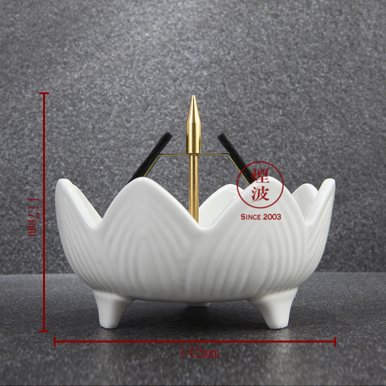 Those Japanese doves in the hall, a lotus vortex coil incense incense coil refined with ceramic incense buner there are sweet