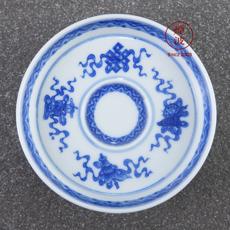 Jingdezhen lesser RuanDingRong made lesser money three - legged ancient incense incense'm burning incense coil head of appliance