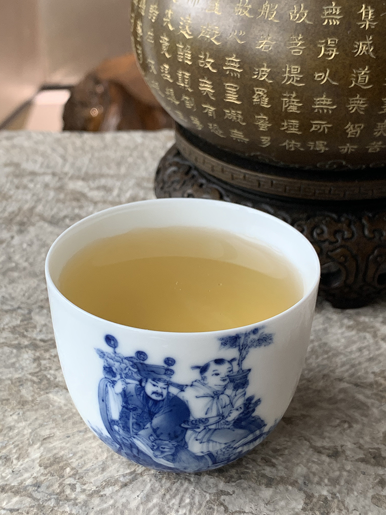 Jingdezhen nine wonderful hand burn hand - made porcelain nine paragraphs ferro, ShouXi cup qianlong chicken cylinder cup