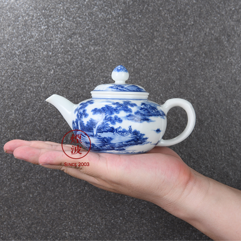 Jingdezhen ancient jun lesser RuanDingRong built in the han river jams lesser CiHu teapot