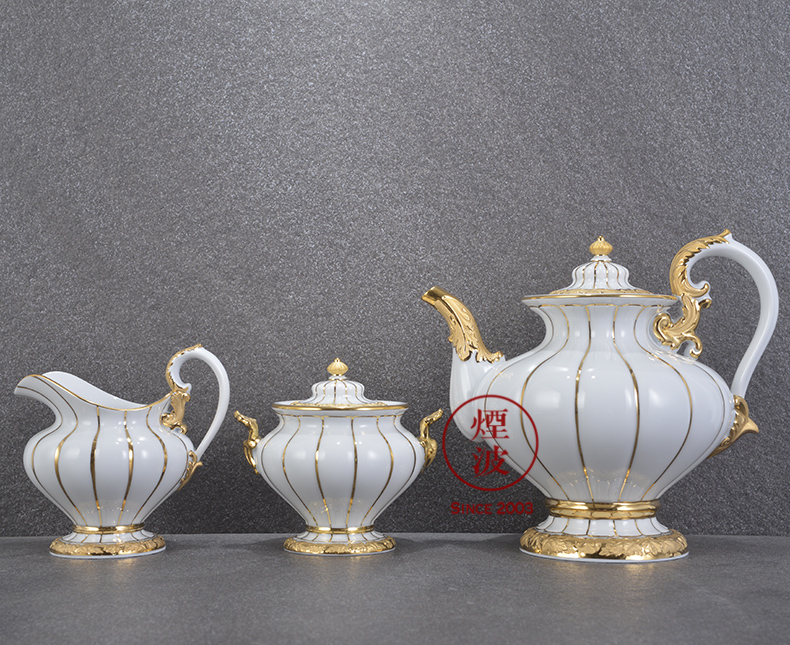 German MEISSEN porcelain mason X - ray Form pure white see colour coffee pot of coffee cup coffee set suits for