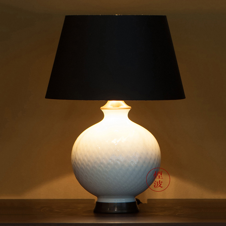 German mason MEISSEN porcelain magic wavy white desk lamp home furnishing articles