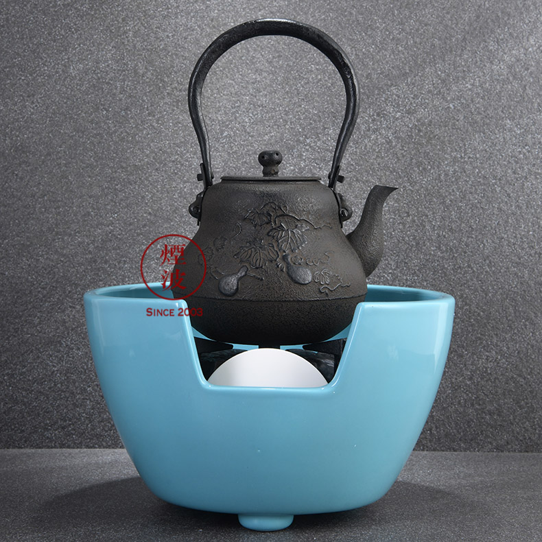 YMK Japanese tea pot of red iron bowl wind electric furnace simulation charcoal stove TaoLu far - infrared electrical carbon furnace electricity