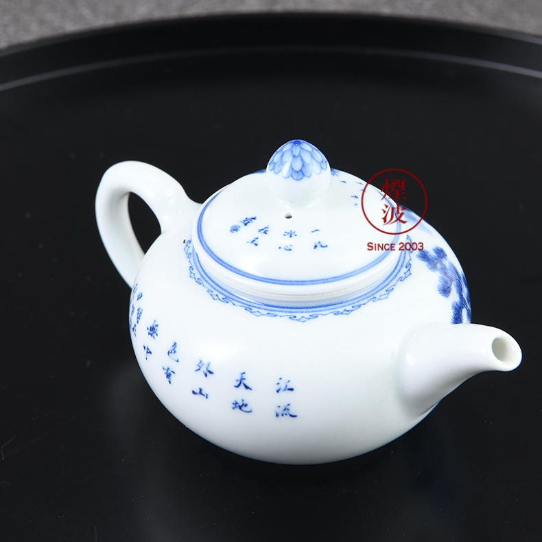 Jingdezhen ancient jun lesser RuanDingRong built in the han river jams lesser CiHu teapot