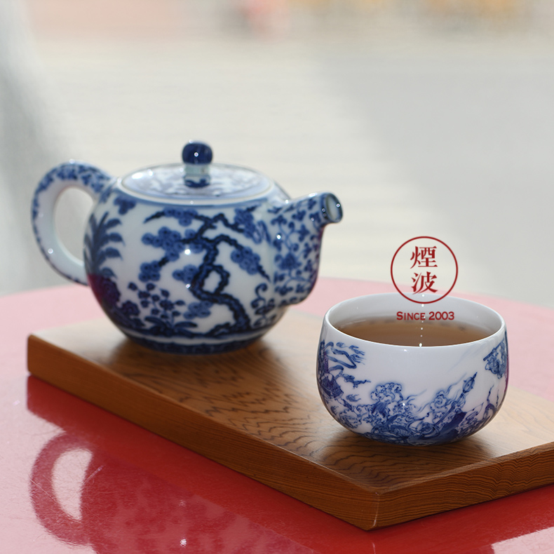 Jingdezhen against heaven gods nine burn about nine paragraphs hand catch strange circle koubei furnace type, a cup of tea cups