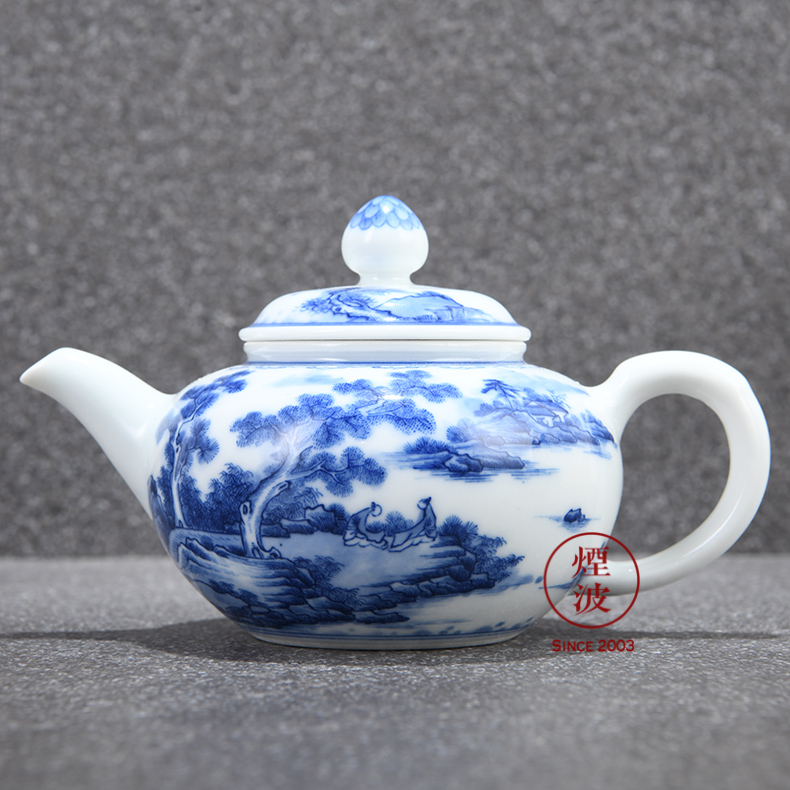 Jingdezhen ancient jun lesser RuanDingRong built in the han river jams lesser CiHu teapot