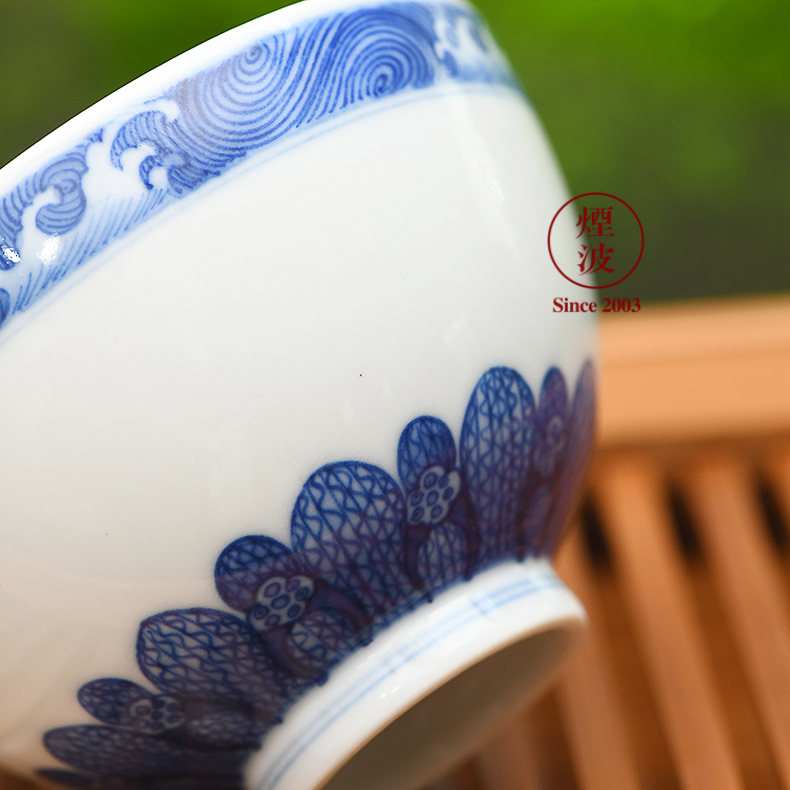 The smoke jingdezhen lesser RuanDingRong made lesser goodwill cup sample tea cup masters cup