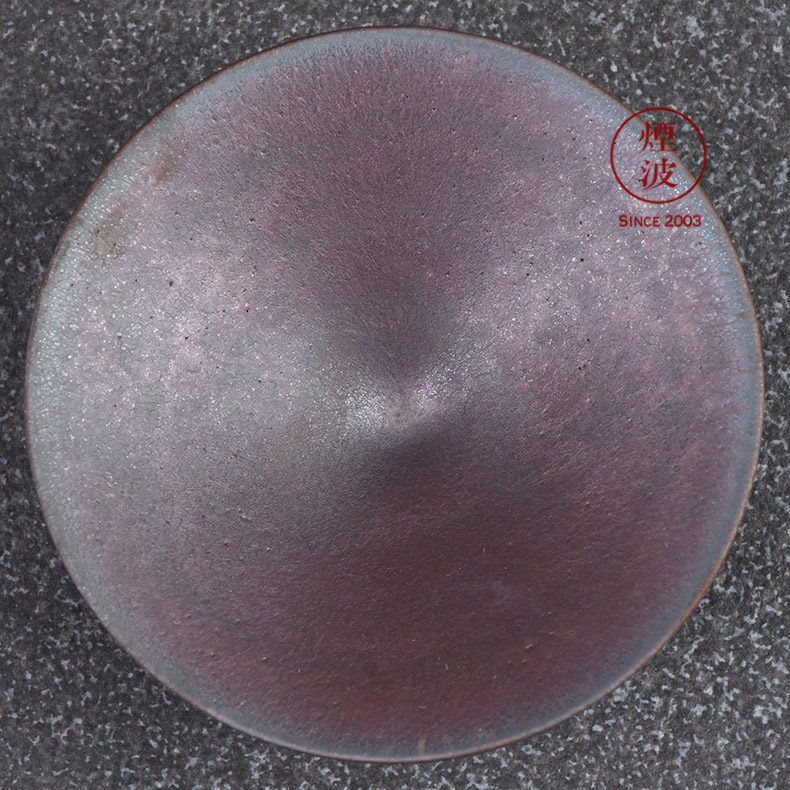 Japanese pottery master expedition just rainbow built large droplets temmoku light tea master cup single cup tea cups
