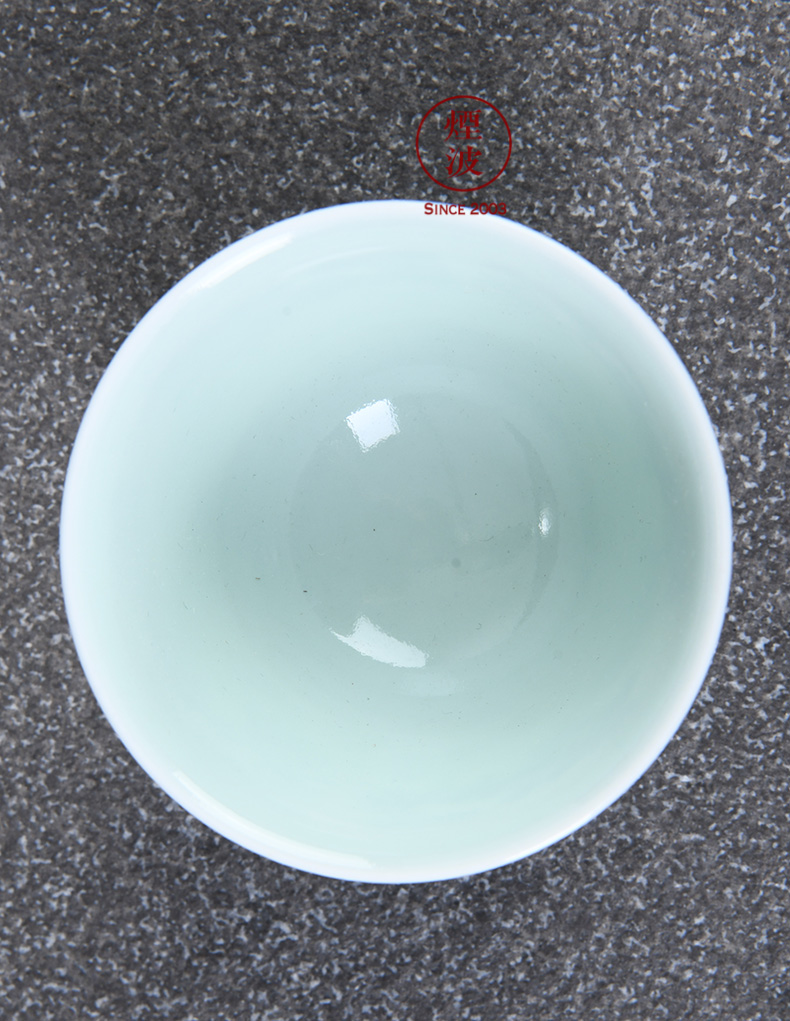 Those hidden up porcelain jingdezhen sleep mountain type of idle movement of spring scenery figure sample tea cup tea cups