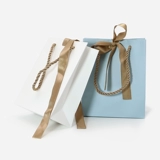 Креативное портативное ювелирное украшение с бантиком, сумка, шоппер, подарок на день рождения, делается под заказ, с печатью вашего логотипа