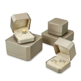 Высококлассная матовая полиуретановая коробочка для хранения, обручальное кольцо, браслет, ожерелье, подарочная коробка, китайский стиль