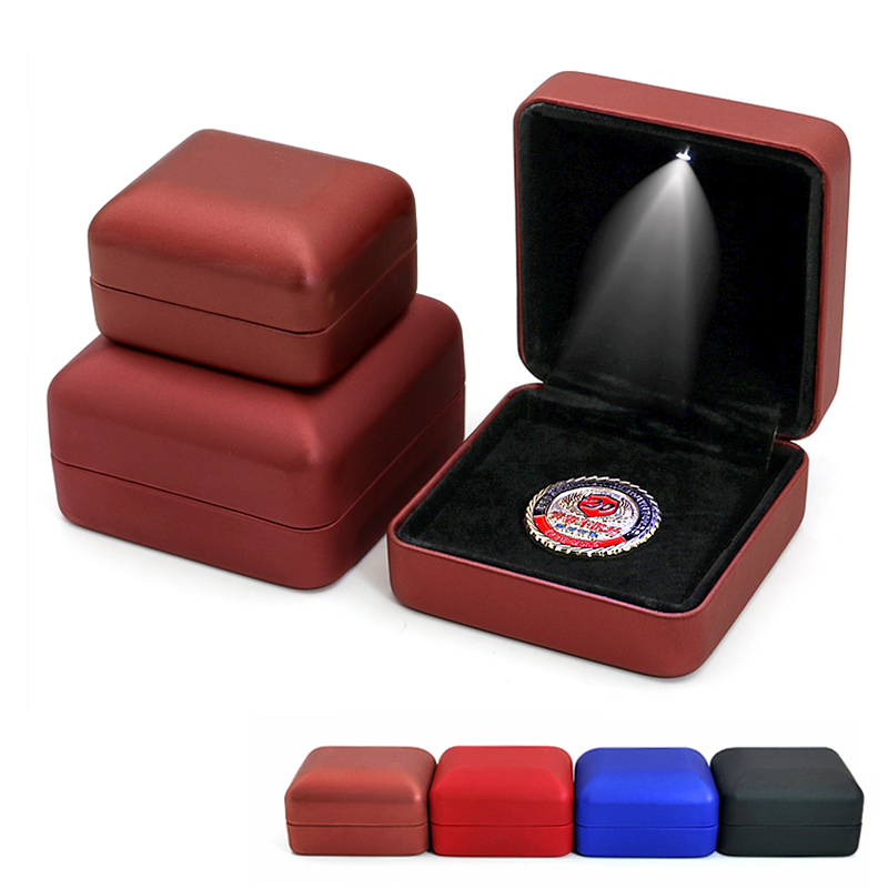 Badge Commemorative Coin Box Medal Box Pen Drive Box Gold Coin Box Storage Box Coin Coin and Word Coin Protection Box