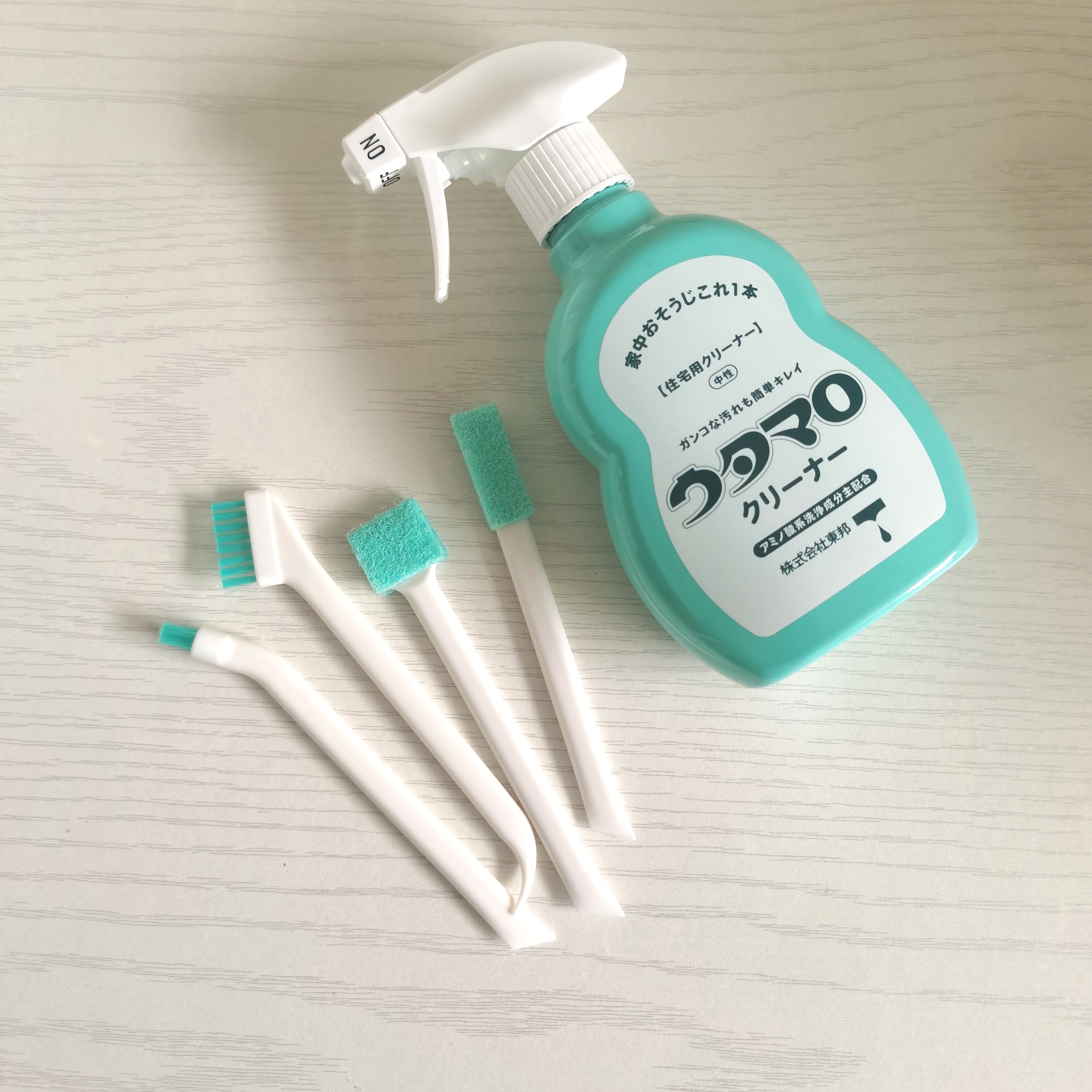 Doubled preferable Japanese Slit Brush Cleaning Brush kitchen Oil Pollution Grease Brush Refreshing box Lunch Brush 4-piece suit